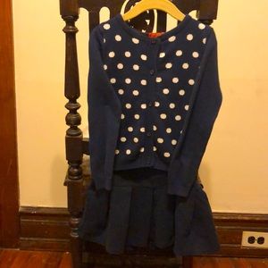Cool for school cardigan and skirt